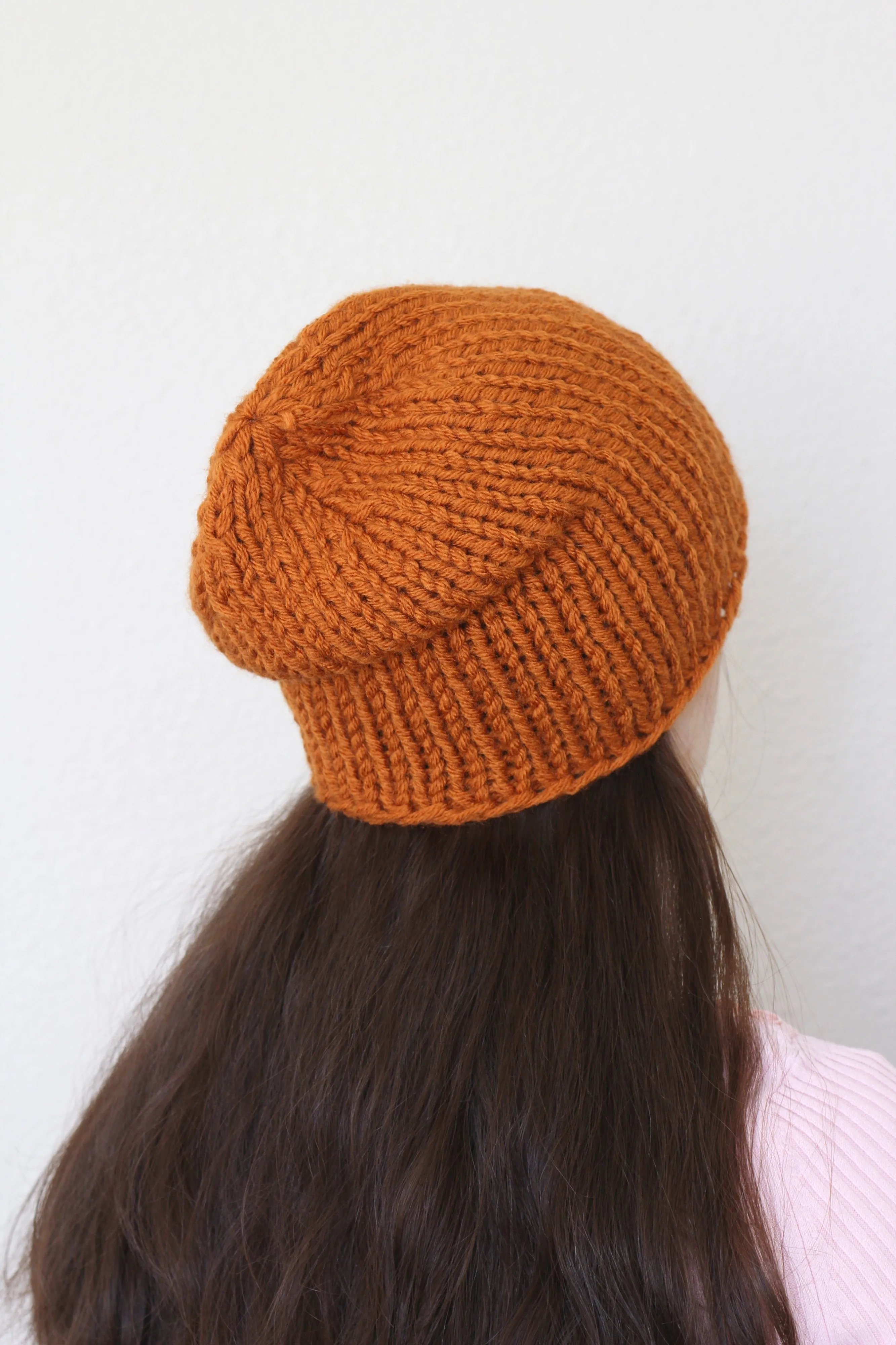 Beanie hat, knit hat, slouchy hat, knit beanie in oatmeal tweed hat