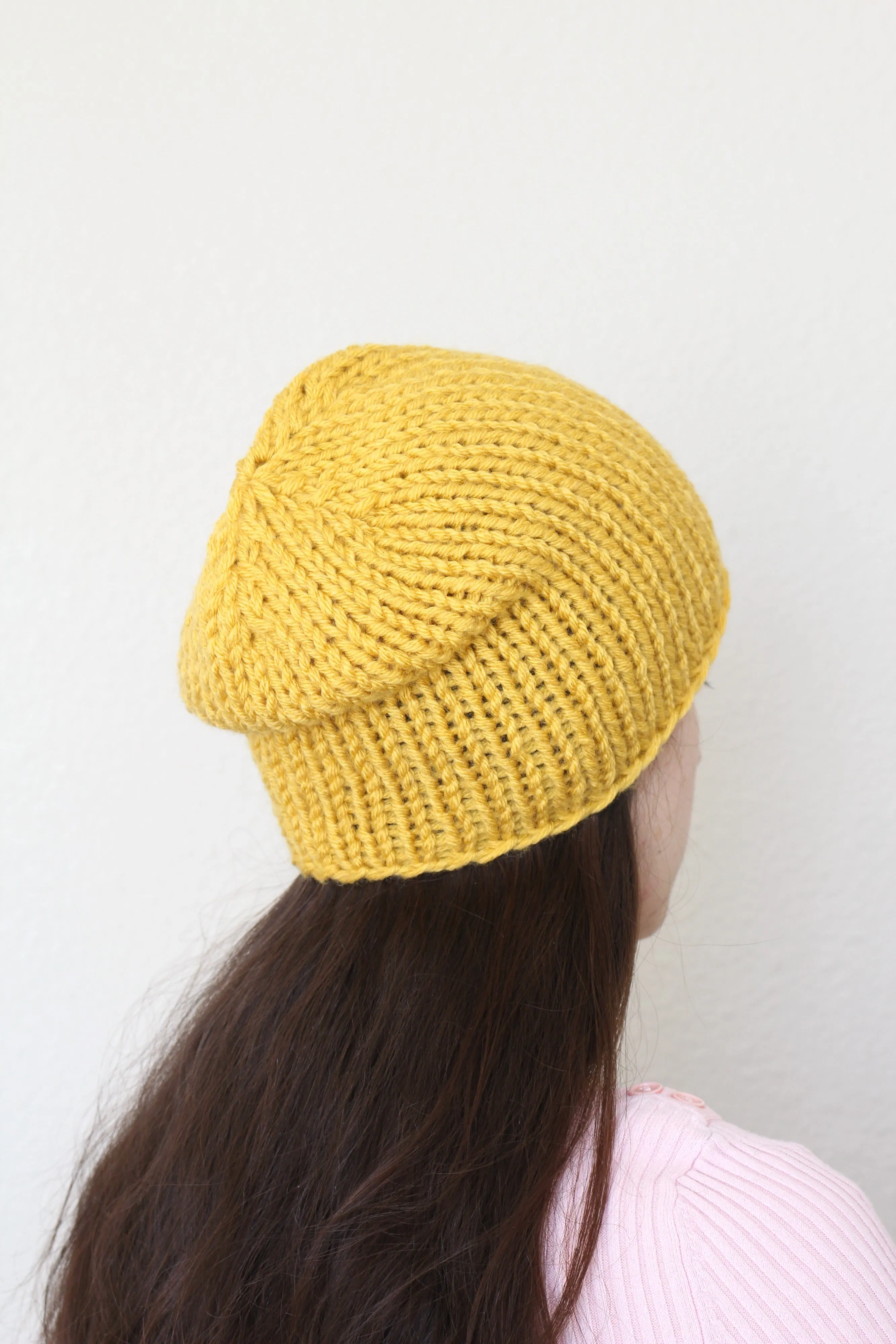 Beanie hat, knit hat, slouchy hat, knit beanie in oatmeal tweed hat
