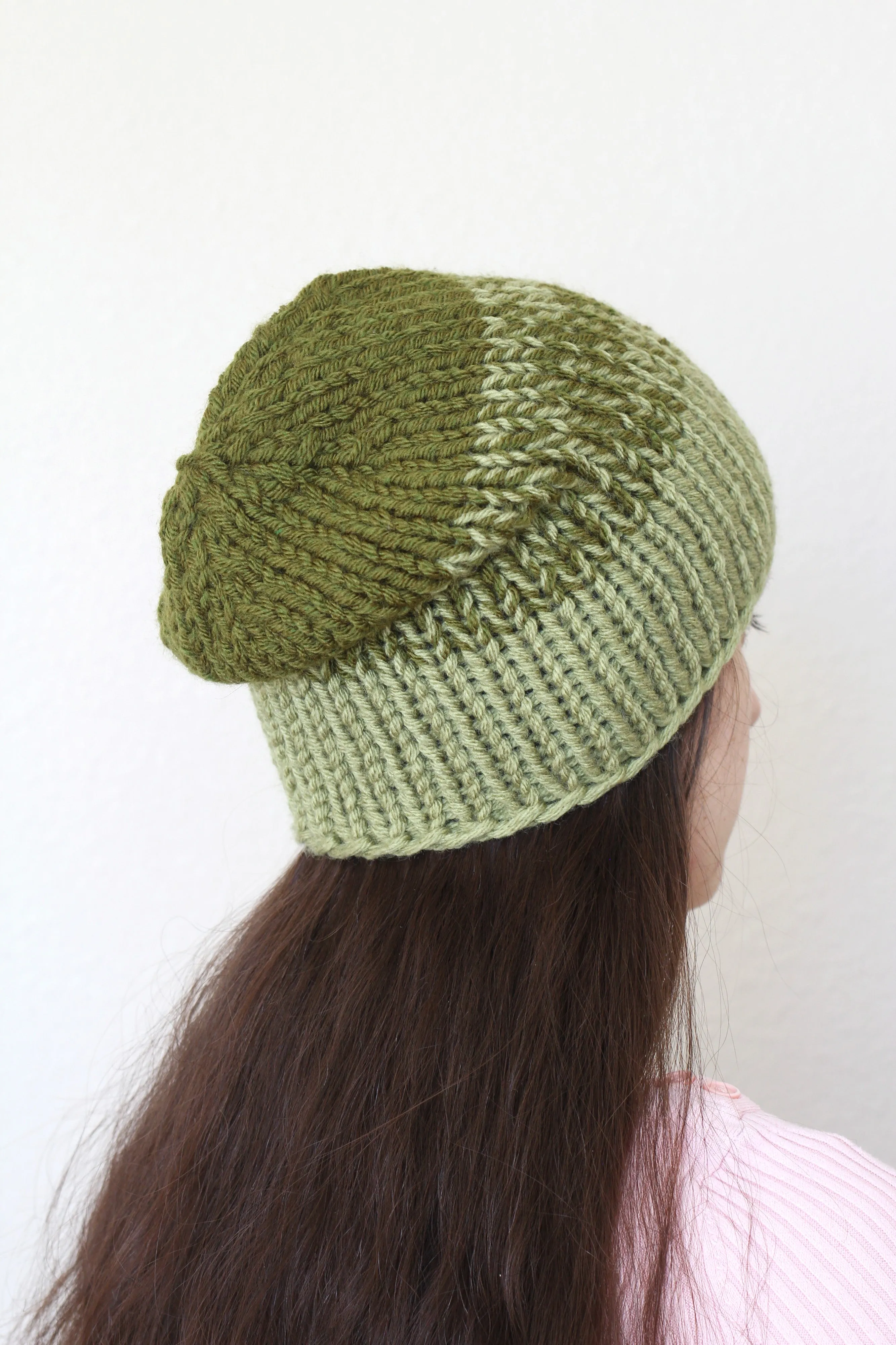 Beanie hat, knit hat, slouchy hat, knit beanie in oatmeal tweed hat