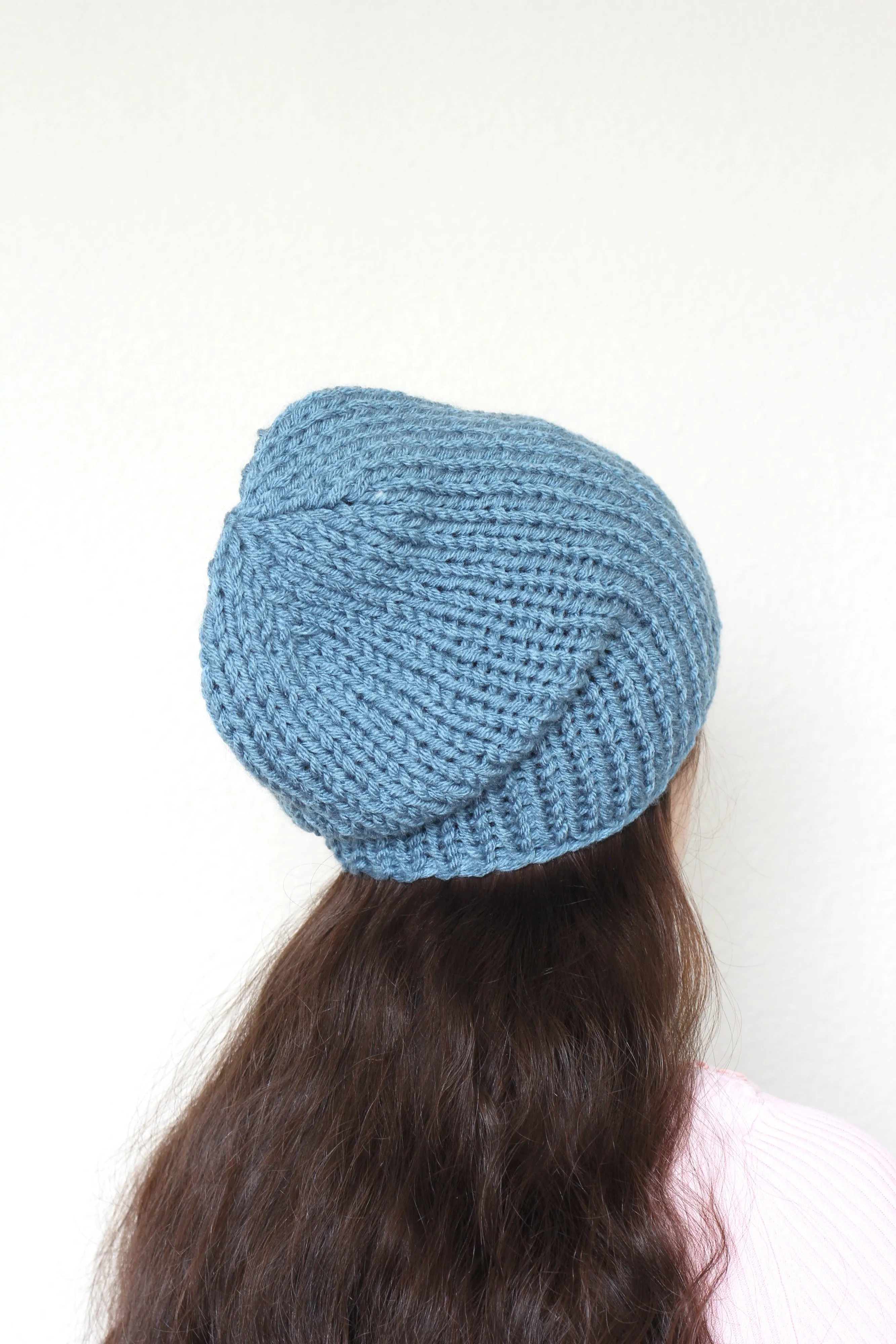 Beanie hat, knit hat, slouchy hat, knit beanie in oatmeal tweed hat