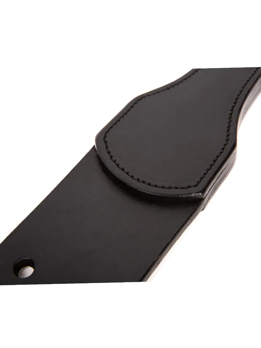 Black XL Leather Paddle with Holes