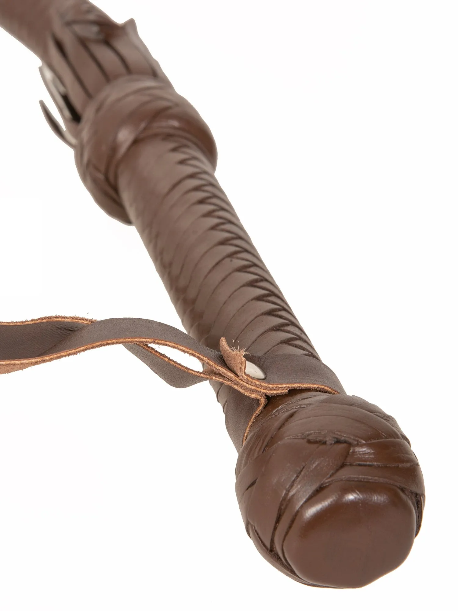 Bondage Brown Leather Riding Crop