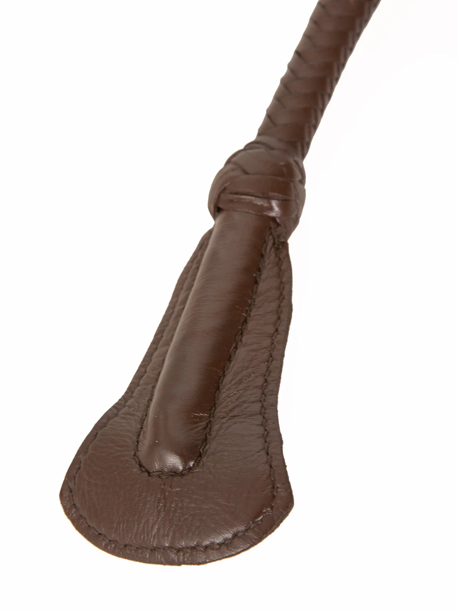 Bondage Brown Leather Riding Crop