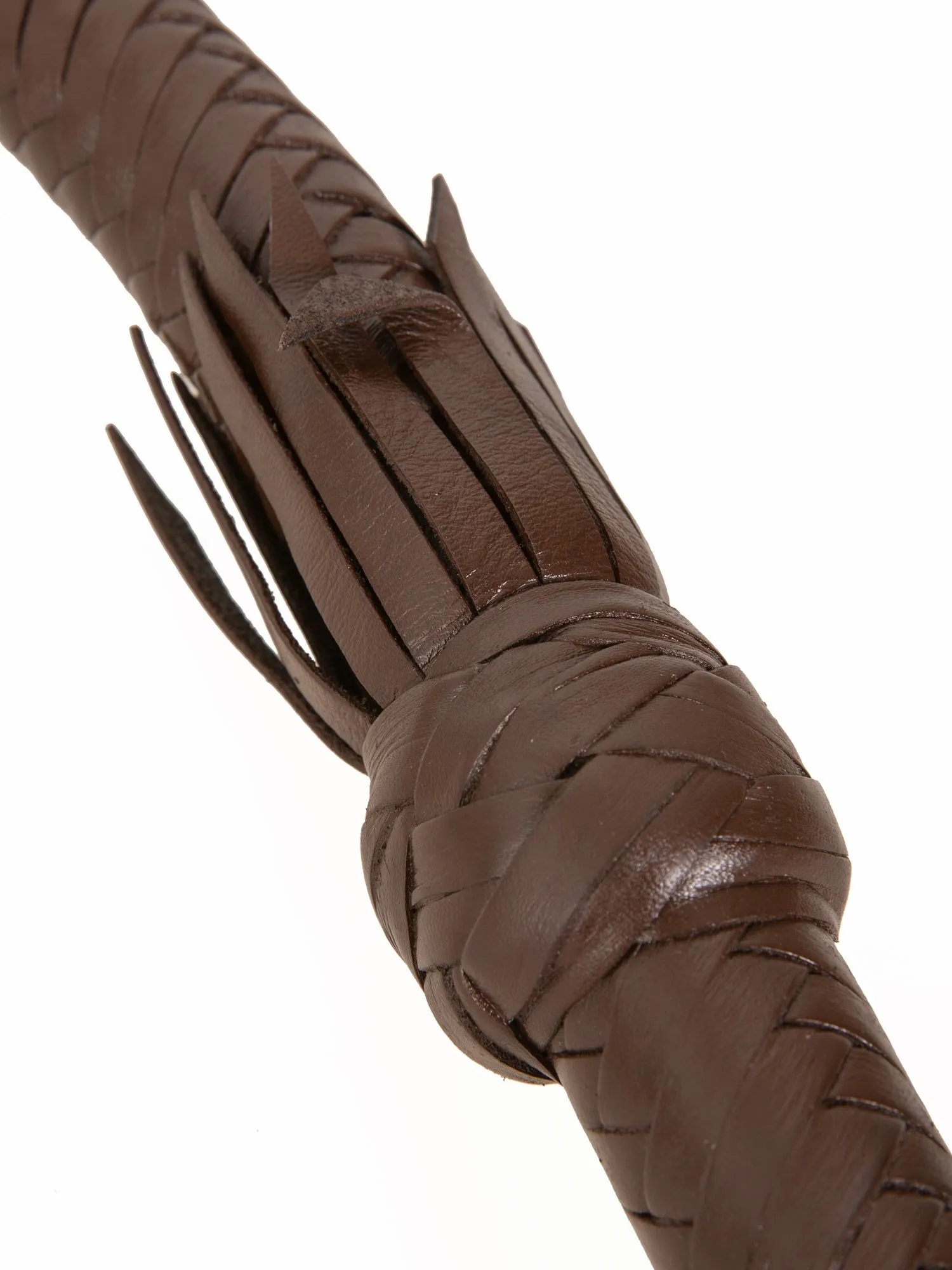 Bondage Brown Leather Riding Crop