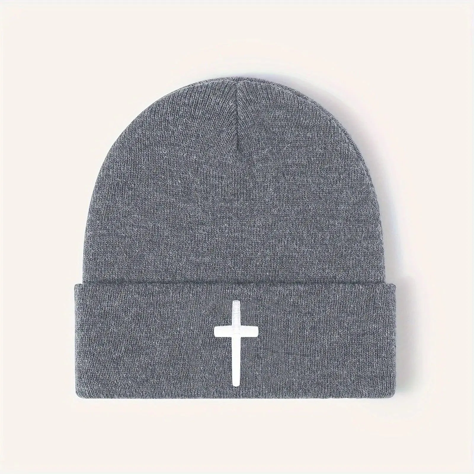 Embroidered Knit Cap