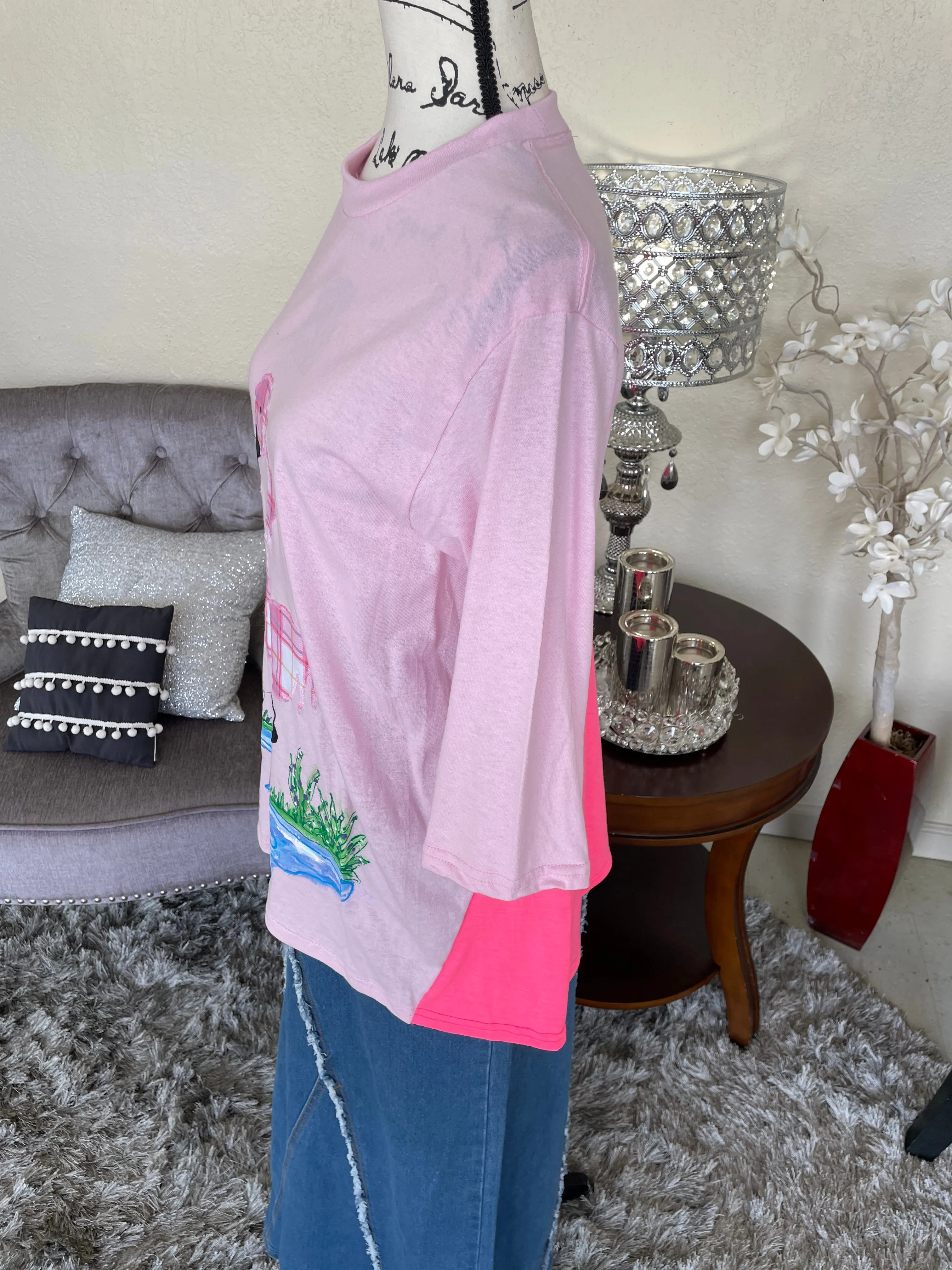 Flamingo Painted Tee (PL)