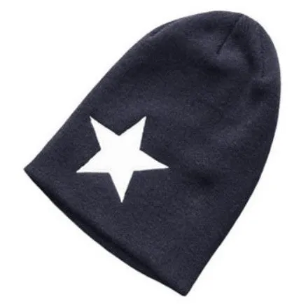 Holiday Sale Free Shipping New Fashion Korean UNISEX Men & Women Star Knit Hat Skull Cap Ski Knit Hat