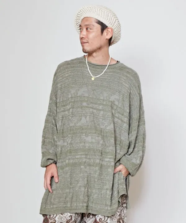 Jacquard Knit Top