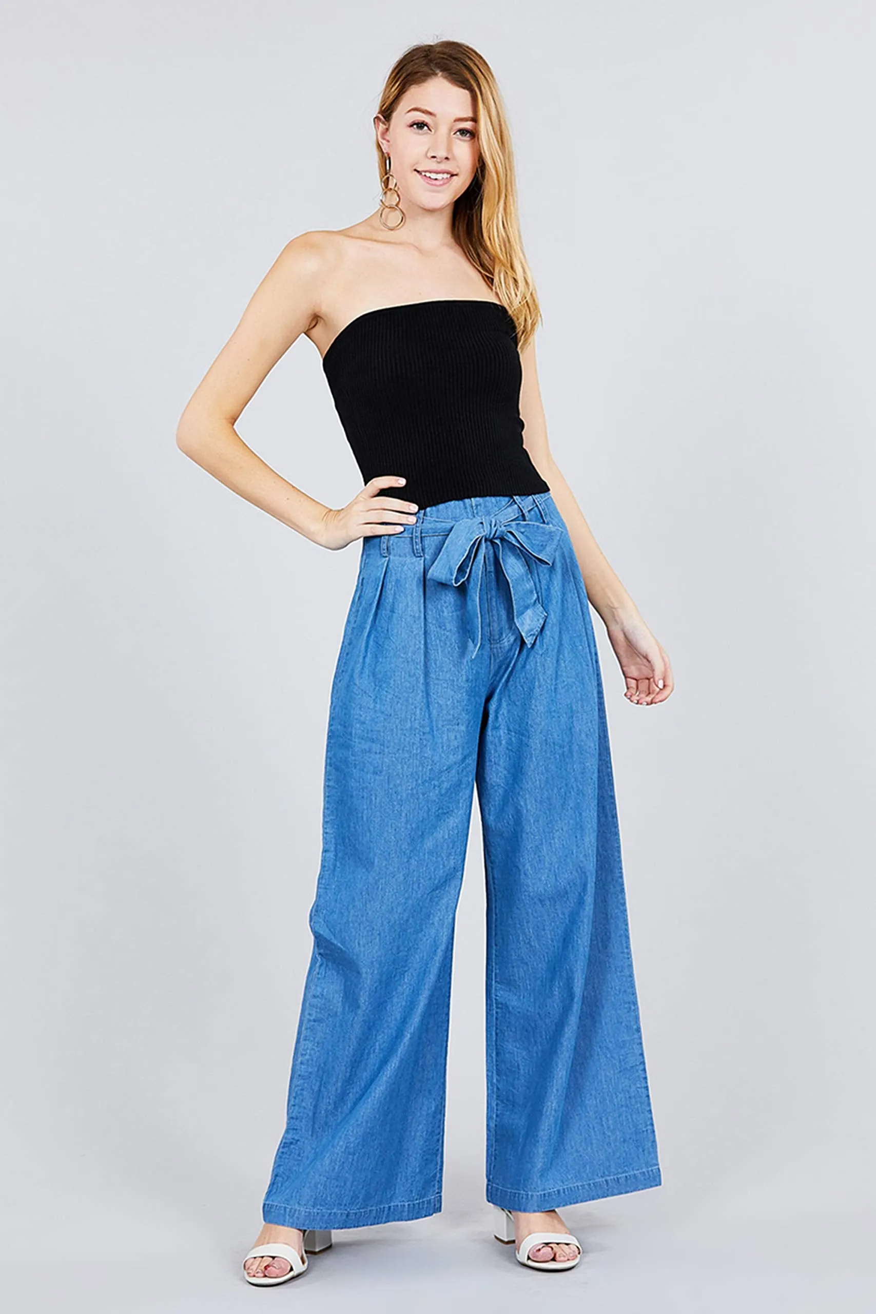 Khanomak Women's Casual Basic Rib Stretch Tube Sweater Crop top