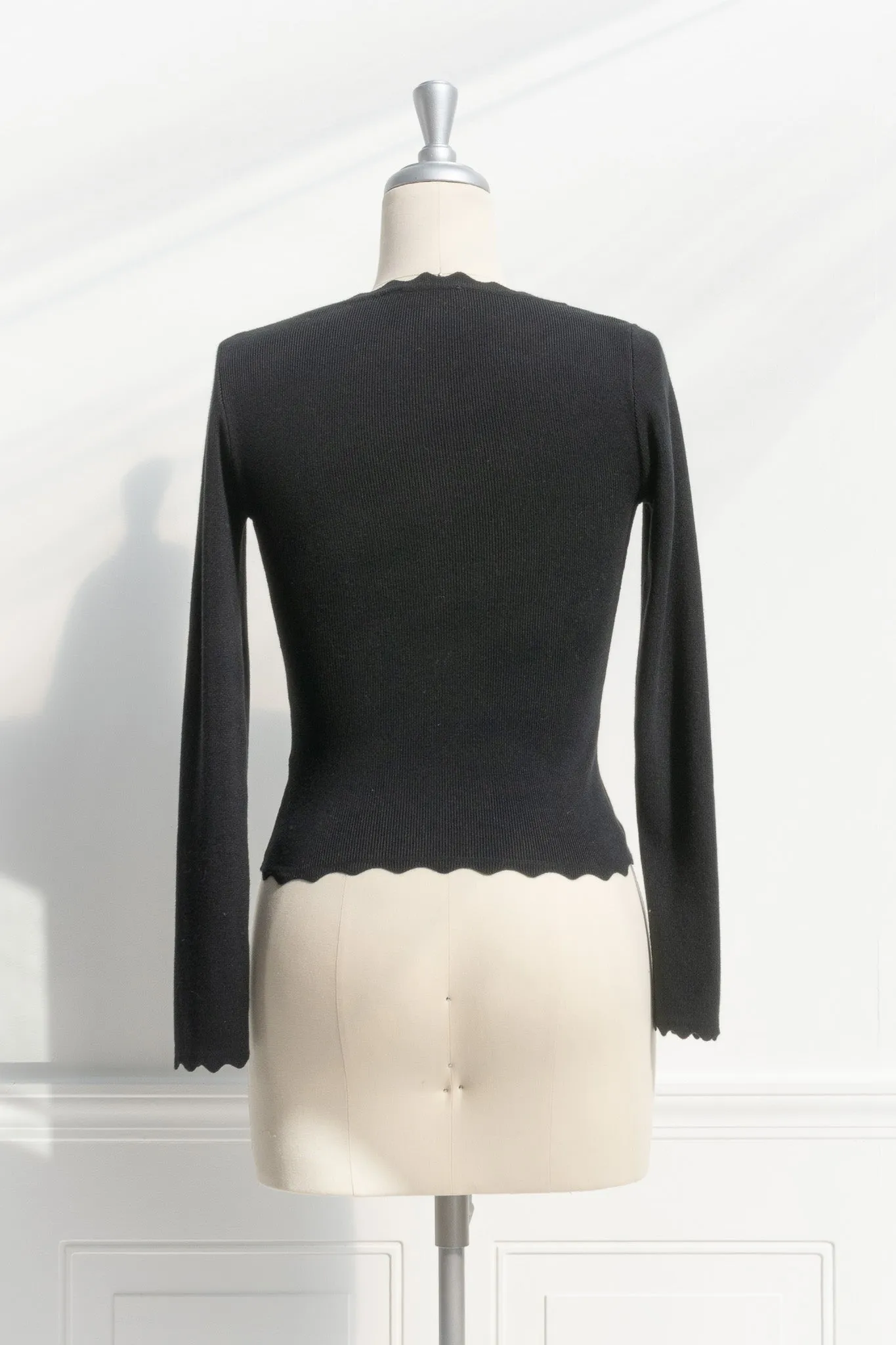 Layla Scalloped Knit Top