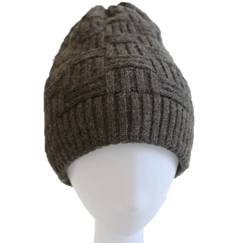Outdoor Recreational Fishing Cold Weather Heated Knit Thermal Hat for Unisex