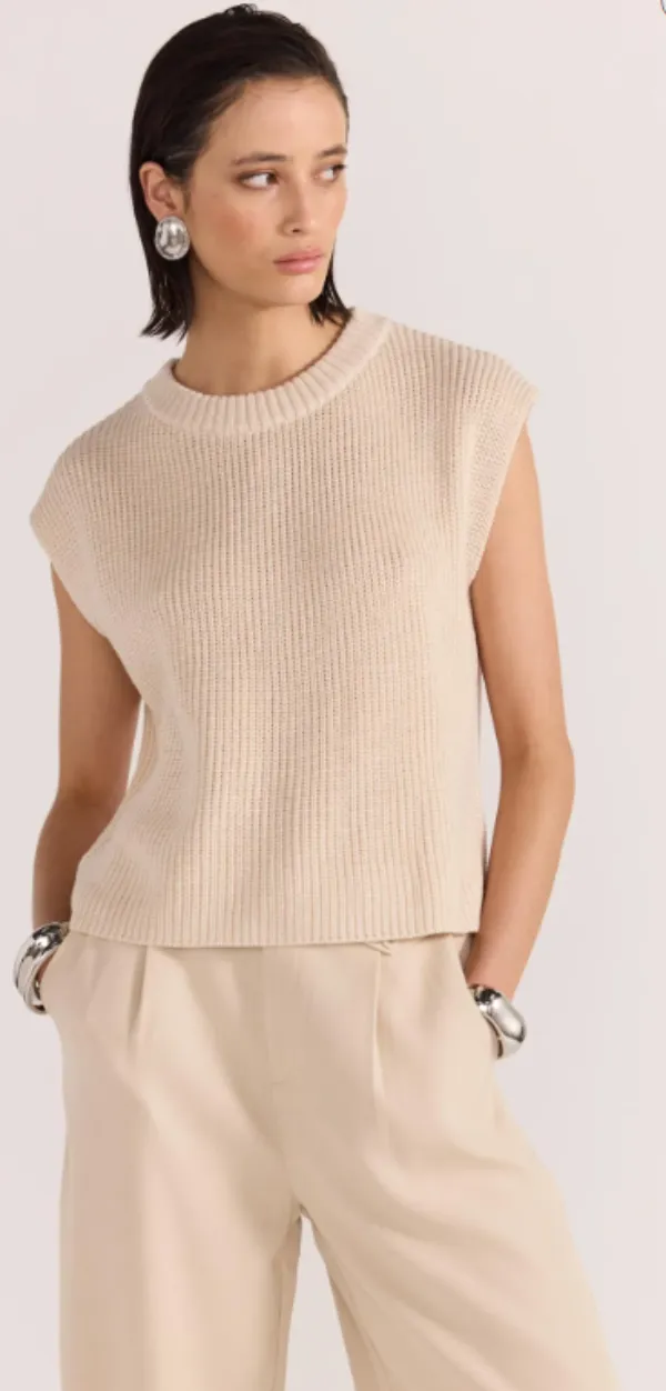 Petra Knit Top Natural