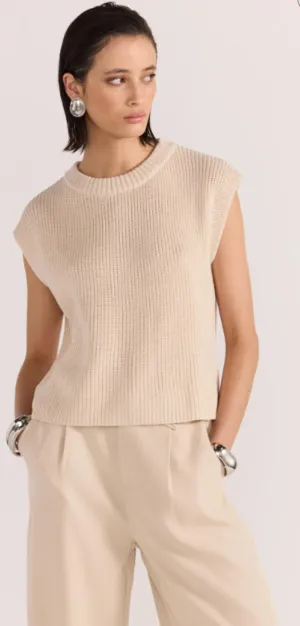 Petra Knit Top Natural