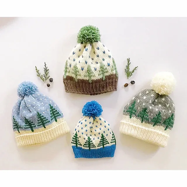 Pine Tree Hat from Yankee Knitter