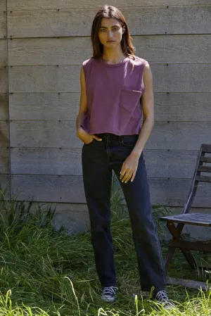 Plum Cotton Tank Top