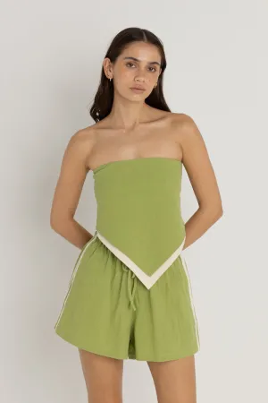 Rhythm Lara Scarf Top - GREEN