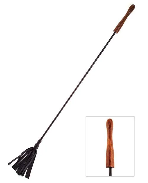 Rouge Riding Crop w/ Wooden Handle