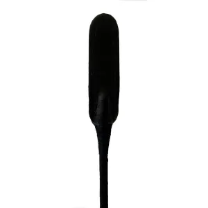 Ruff-ined Crop - Black-Chrome
