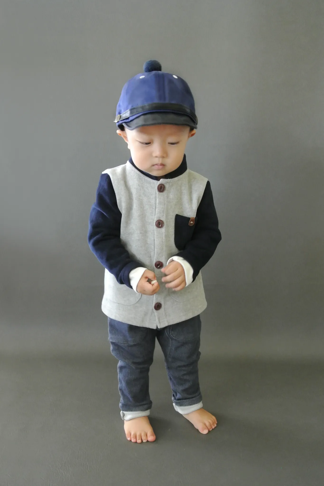 School Boy Jacket - Grey