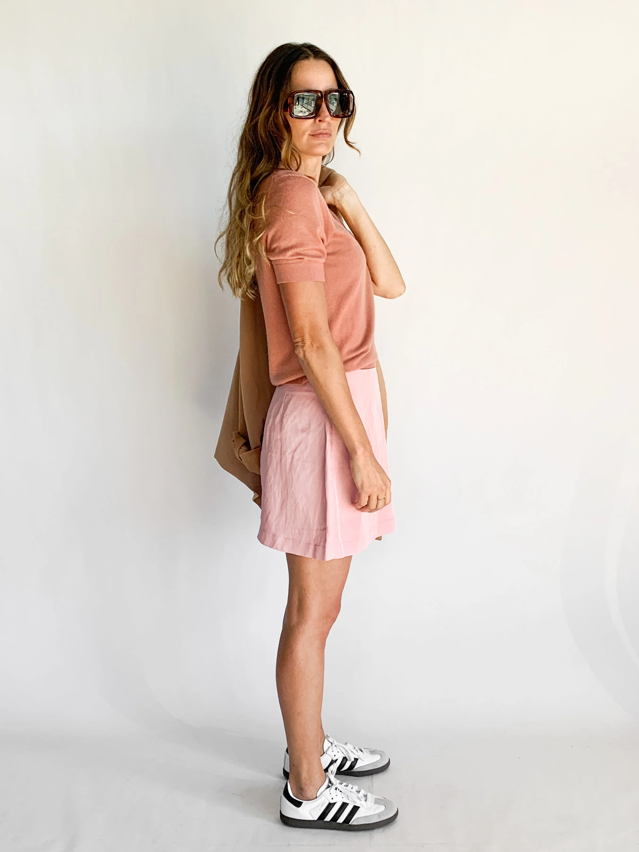 Short Sleeve Cashmere Top