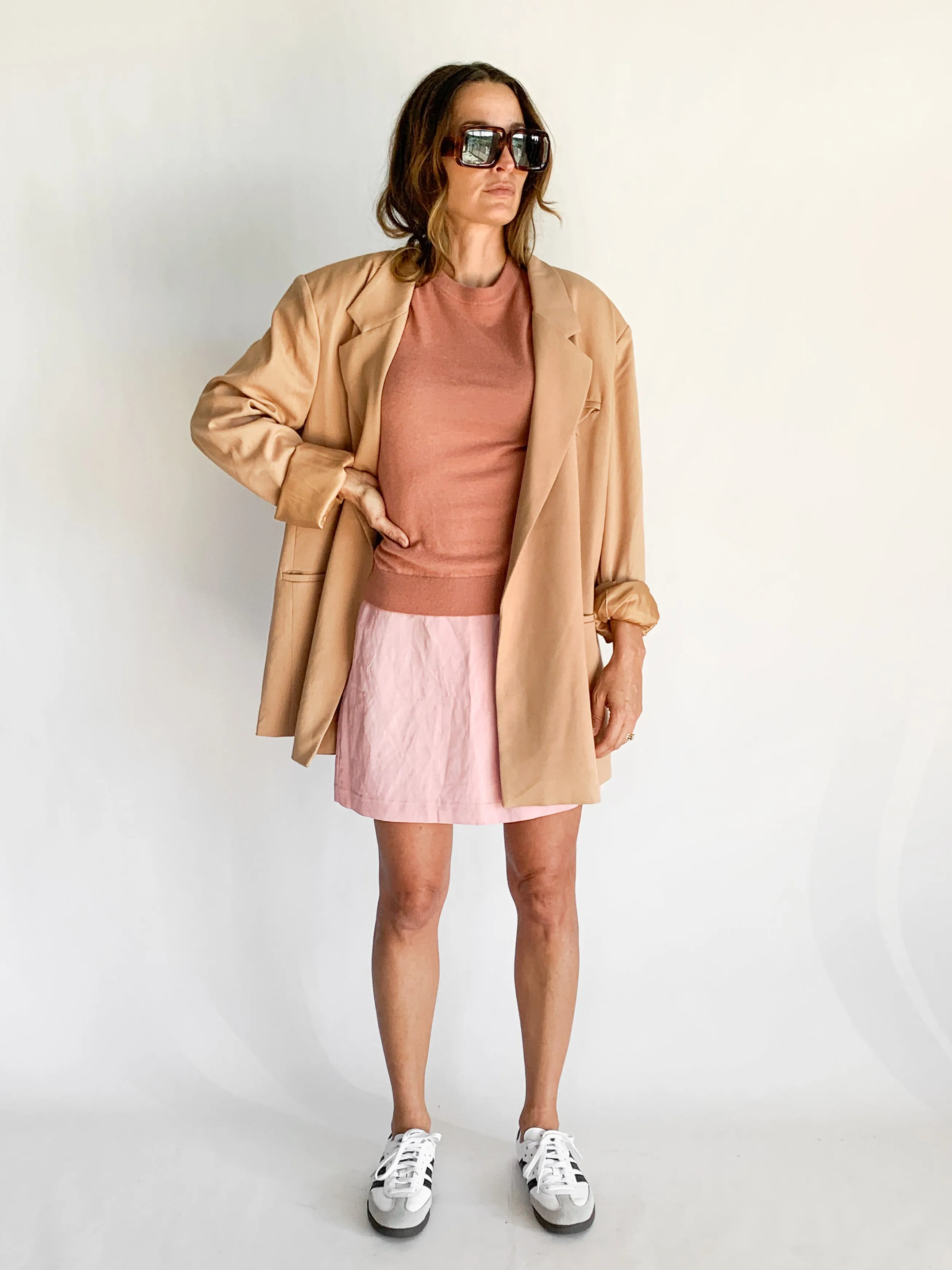Short Sleeve Cashmere Top