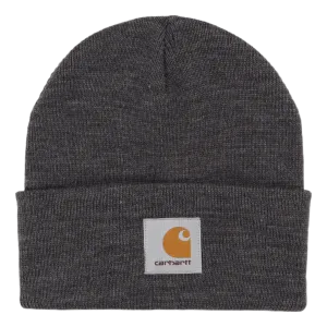 Short Watch Hat Dark Grey Heather
