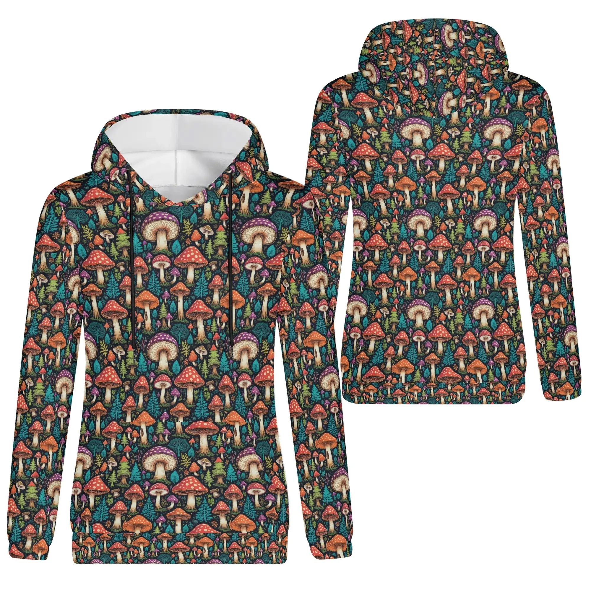 Shroomy Womens Lightweight Pullover Hoodie Sweatshirt
