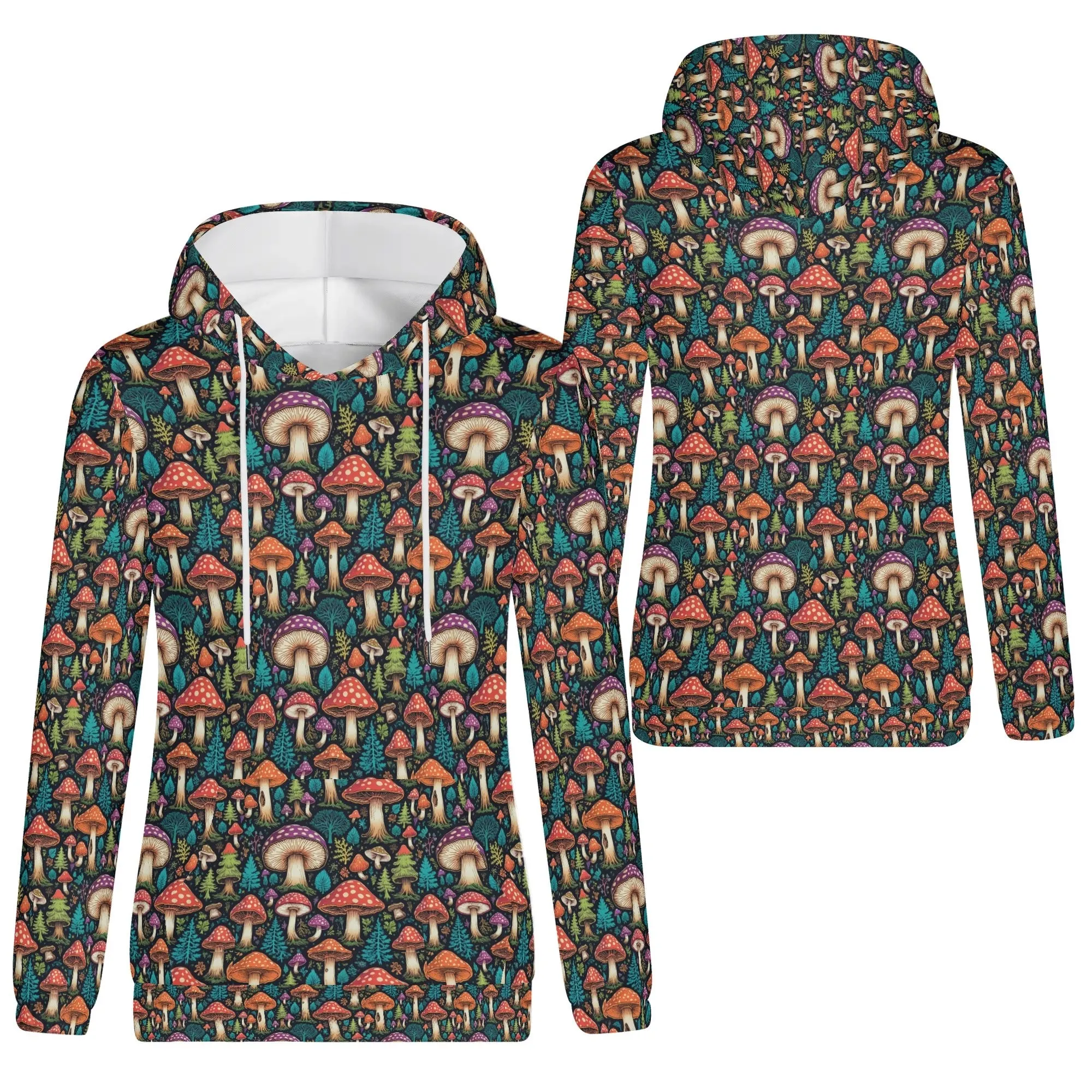 Shroomy Womens Lightweight Pullover Hoodie Sweatshirt