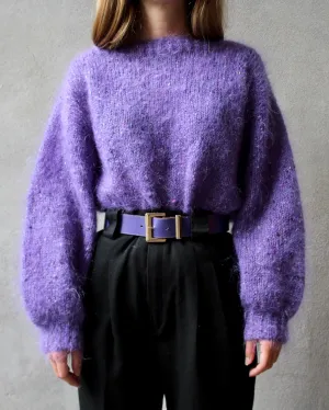Speckled Mohair Knit Sweater - O/S
