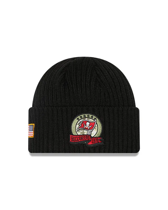 Tampa Bay Buccaneers New Era Salute To Service 2022 Sport Cuffed Knit Hat