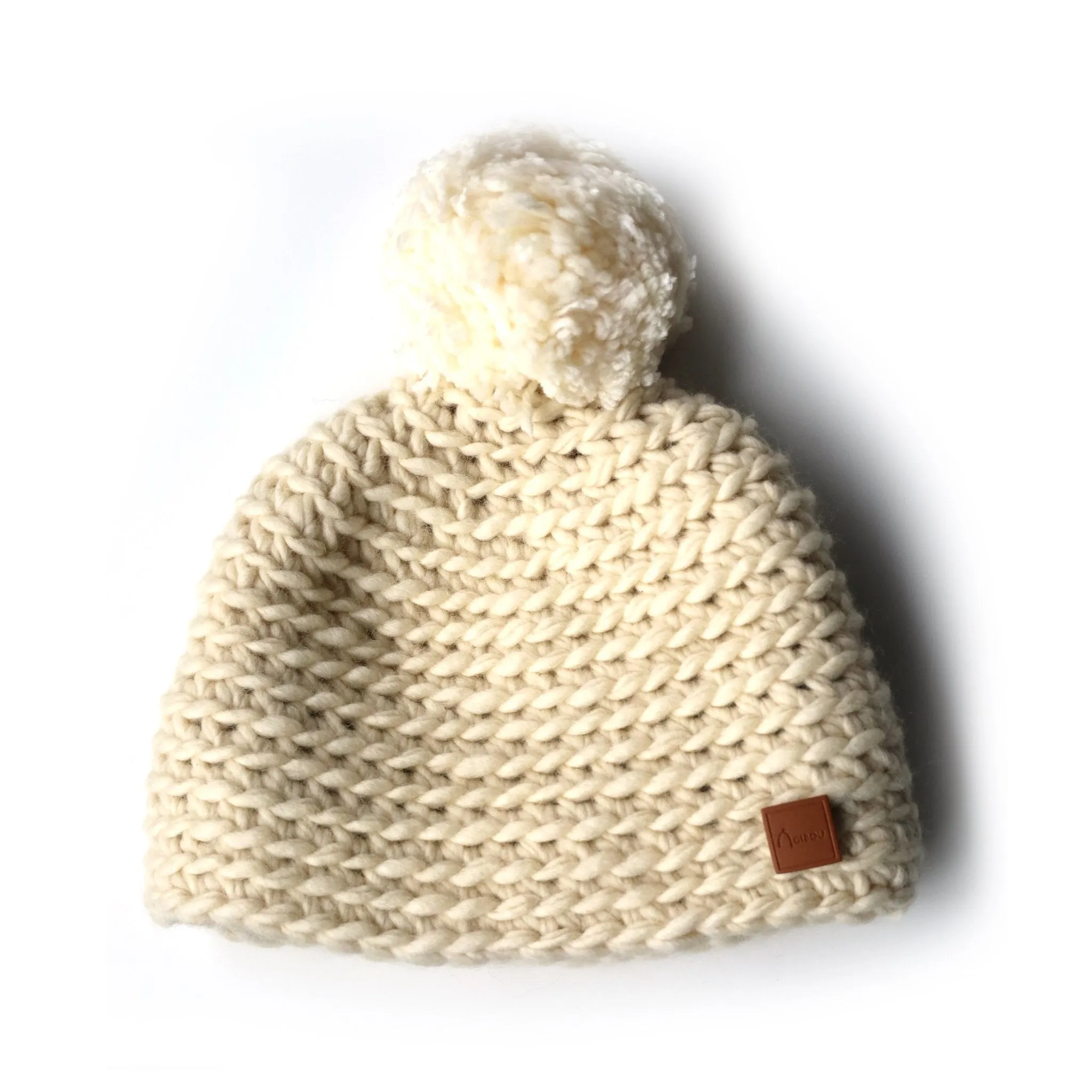 Tuque classique tricotée à la main