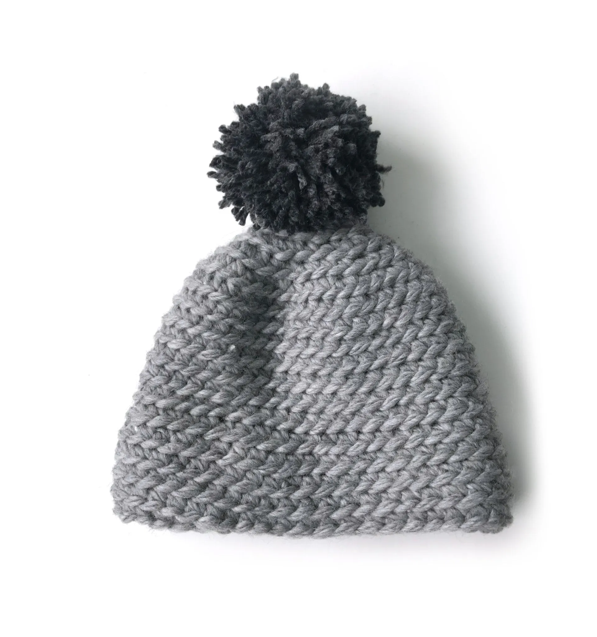 Tuque classique tricotée à la main