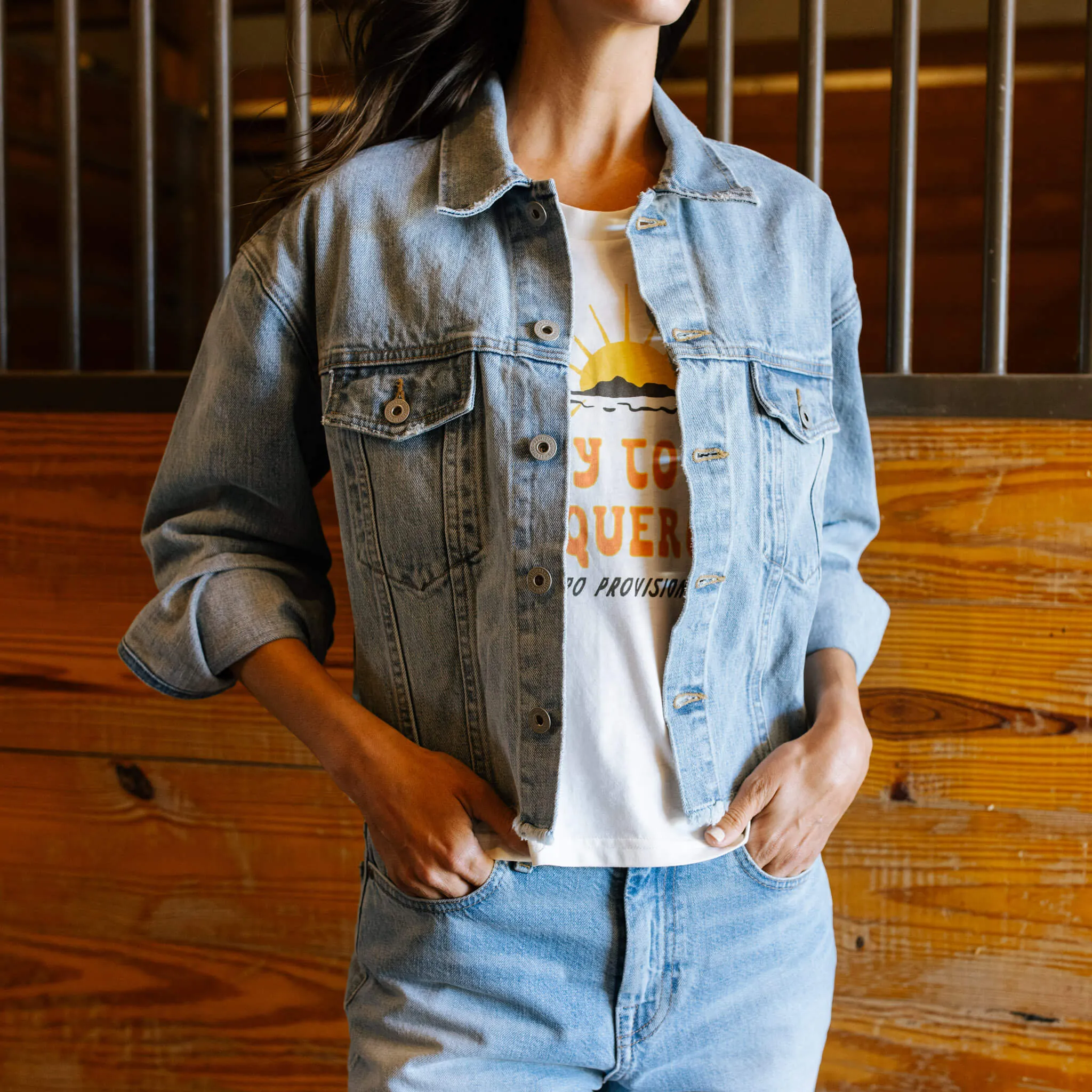 Vaqueros Crop Tee