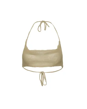 YUNA MOHAIR TIE TOP DESERT